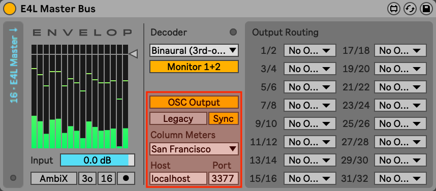 E4L Master Bus Setup
